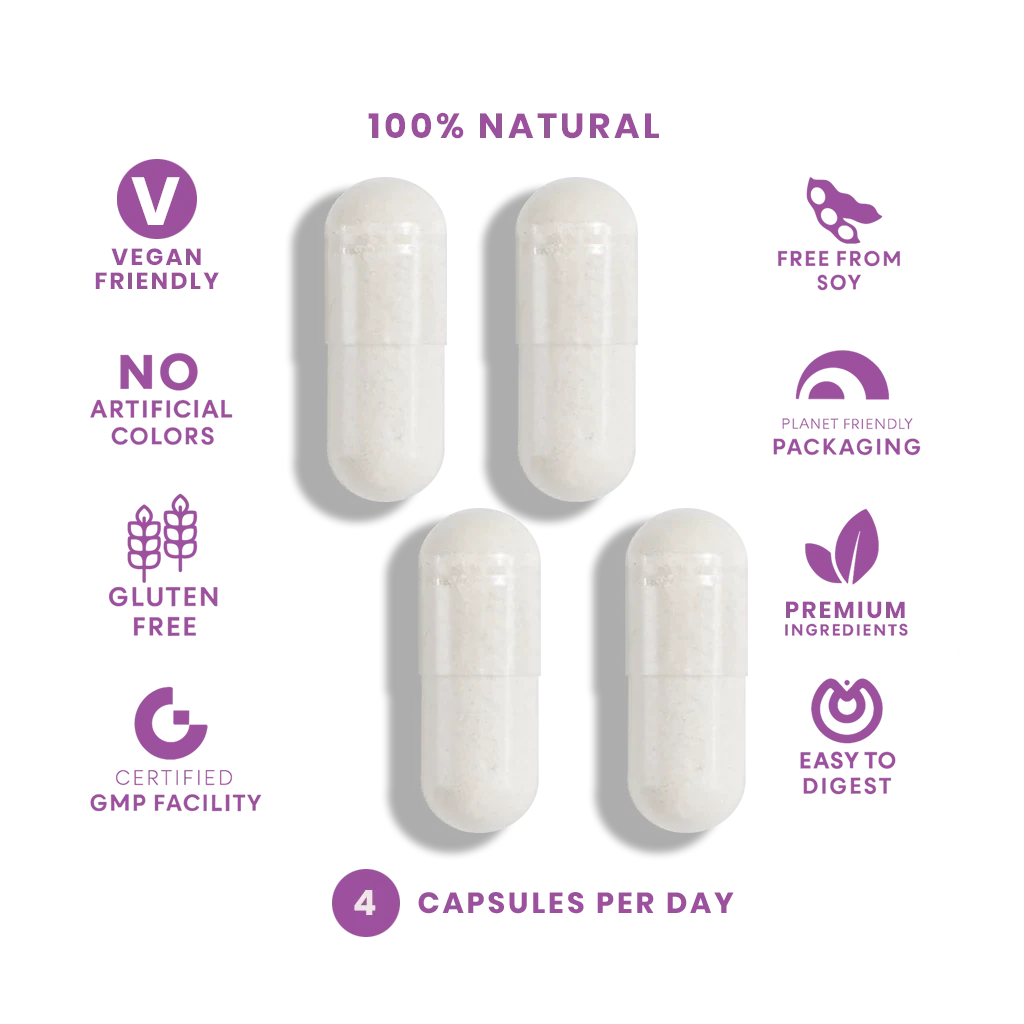 Methylated Inositol (Vitamin B6) - 120 Capsules - Image 5