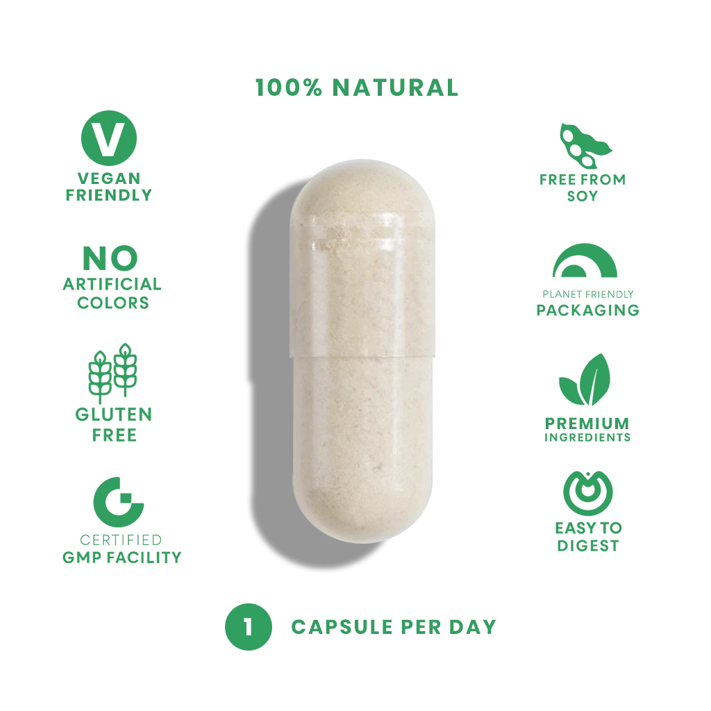 L-Methylfolate + Vitamin B12 (60 Vegan Capsules) - Image 4