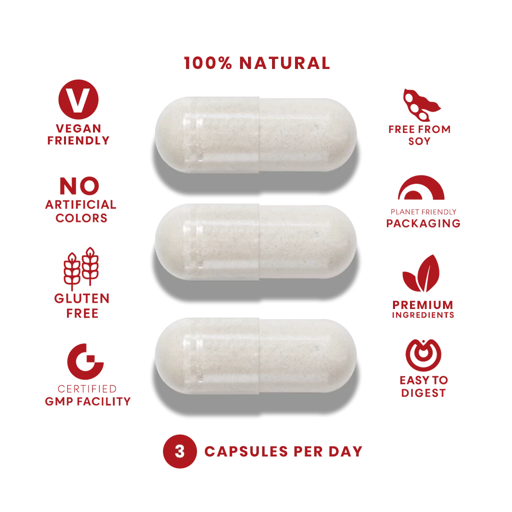 Nitric Oxide Booster (90 Vegan Capsules) - Image 6