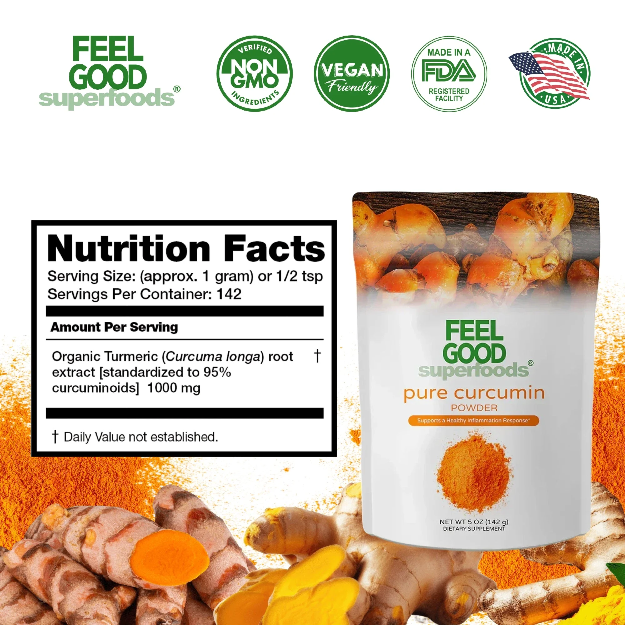 Pure Curcumin Powder (5 oz) - Image 4